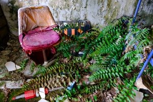 美濃市保木脇のガソリンスタンド跡