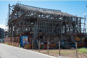 松戸市東松戸1丁目の骨組みだけの家 廃墟検索地図