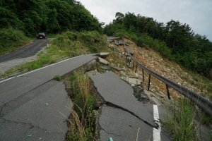 野呂山林道の崩落箇所 廃墟検索地図