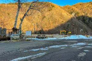 ロッジは解体されている