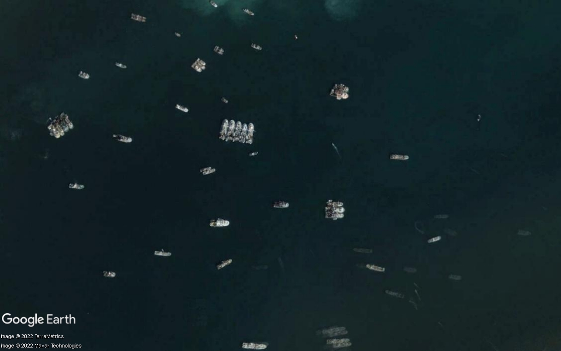 ヌアジブ湾の船の墓場 廃墟検索地図