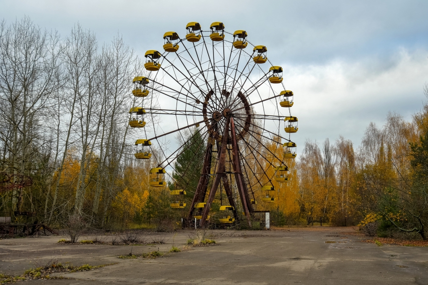 プリピャチの廃遊園地 廃墟検索地図