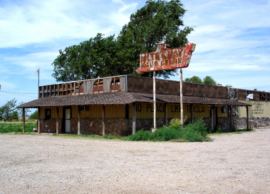 テクソラ（Texola、オクラホマ州） 廃墟検索地図